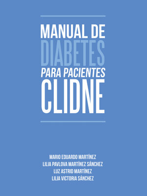 cover image of Manual  de Diabetes para  pacientes  CLIDNE